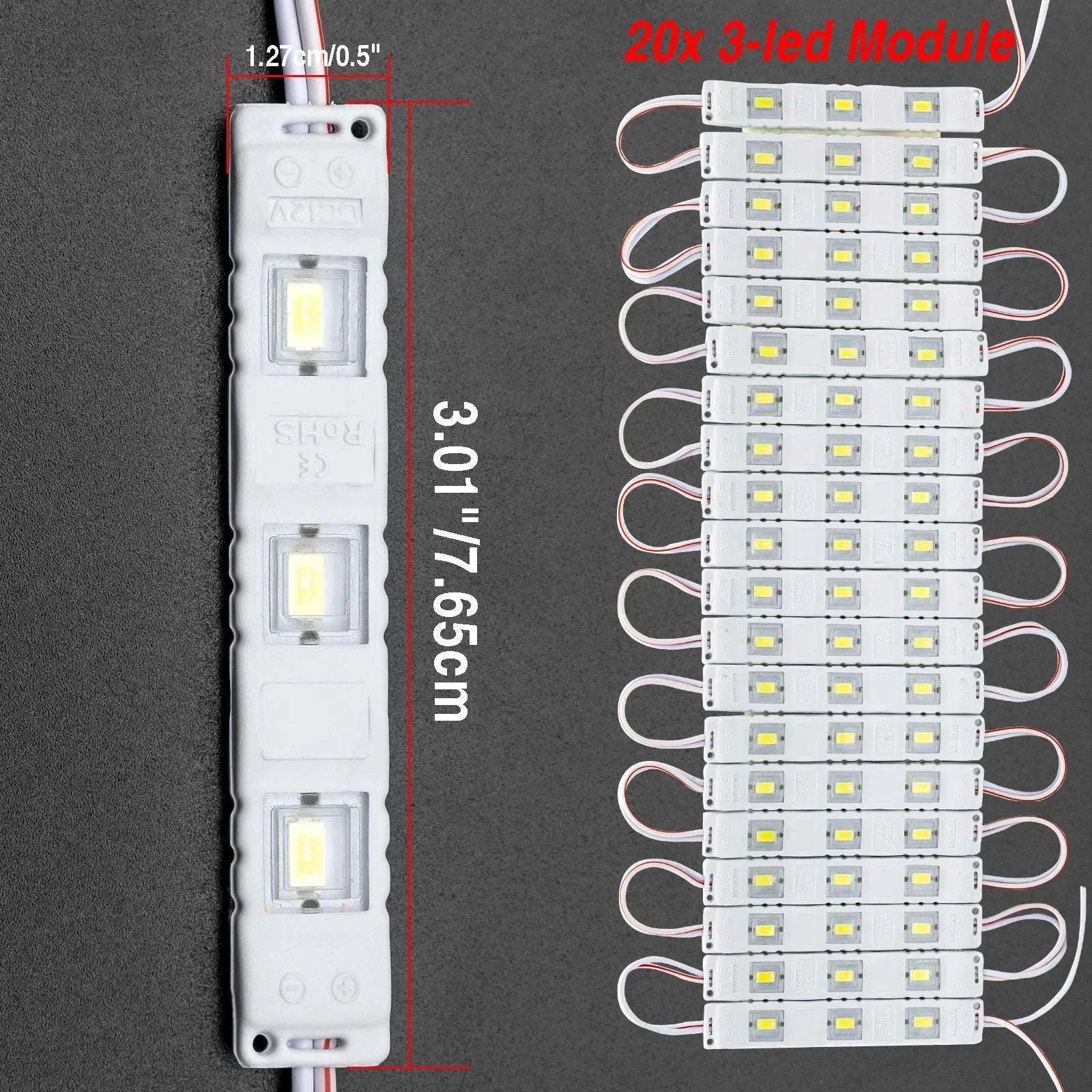 12V 60 LED Interior Van Light Kit White-Russian Federation