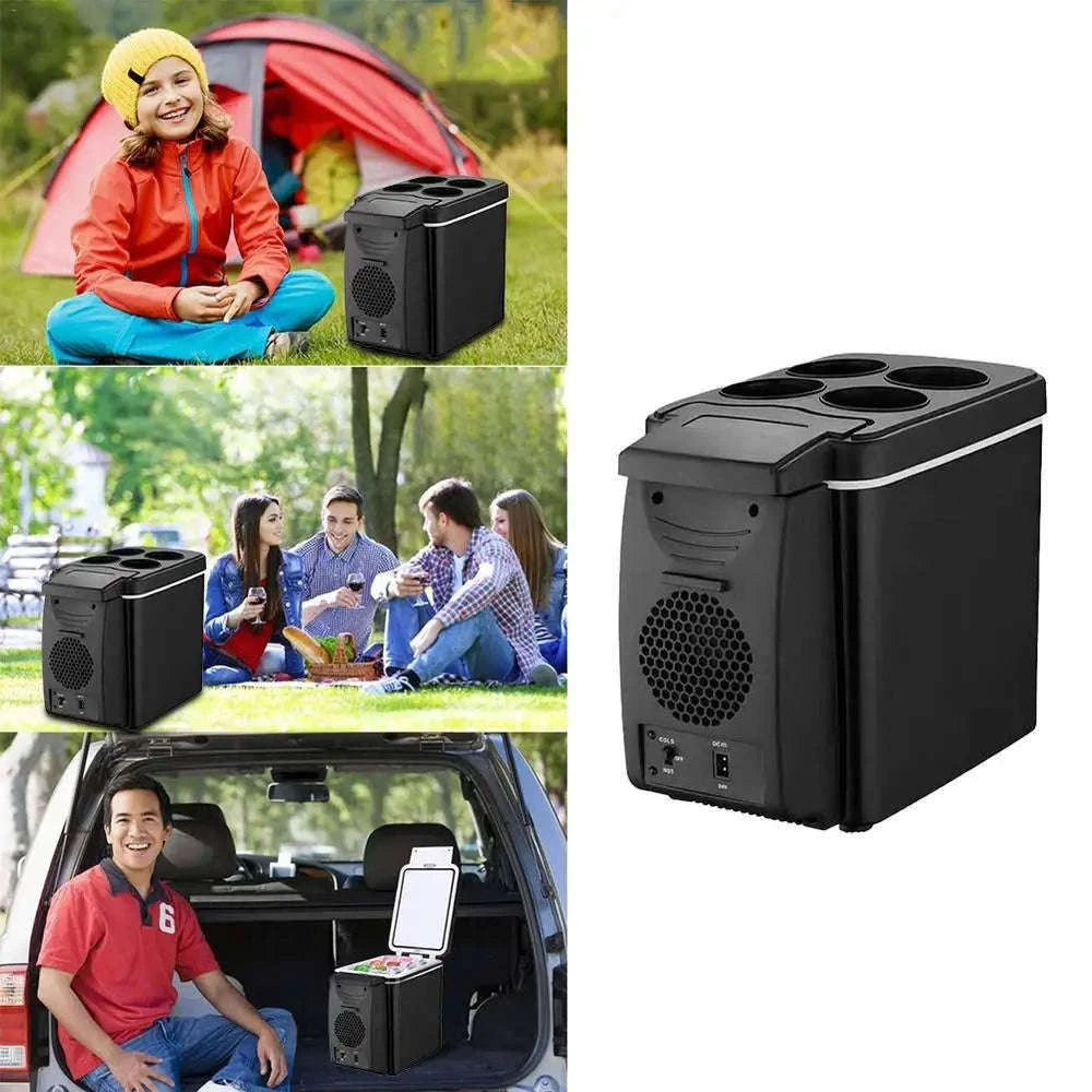 12V 6L Car Cooler and Warmer Mini Fridge for Travel-6L / China Mainland