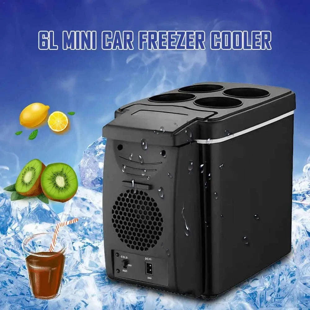 12V 6L Car Cooler and Warmer Mini Fridge for Travel-6L / China Mainland