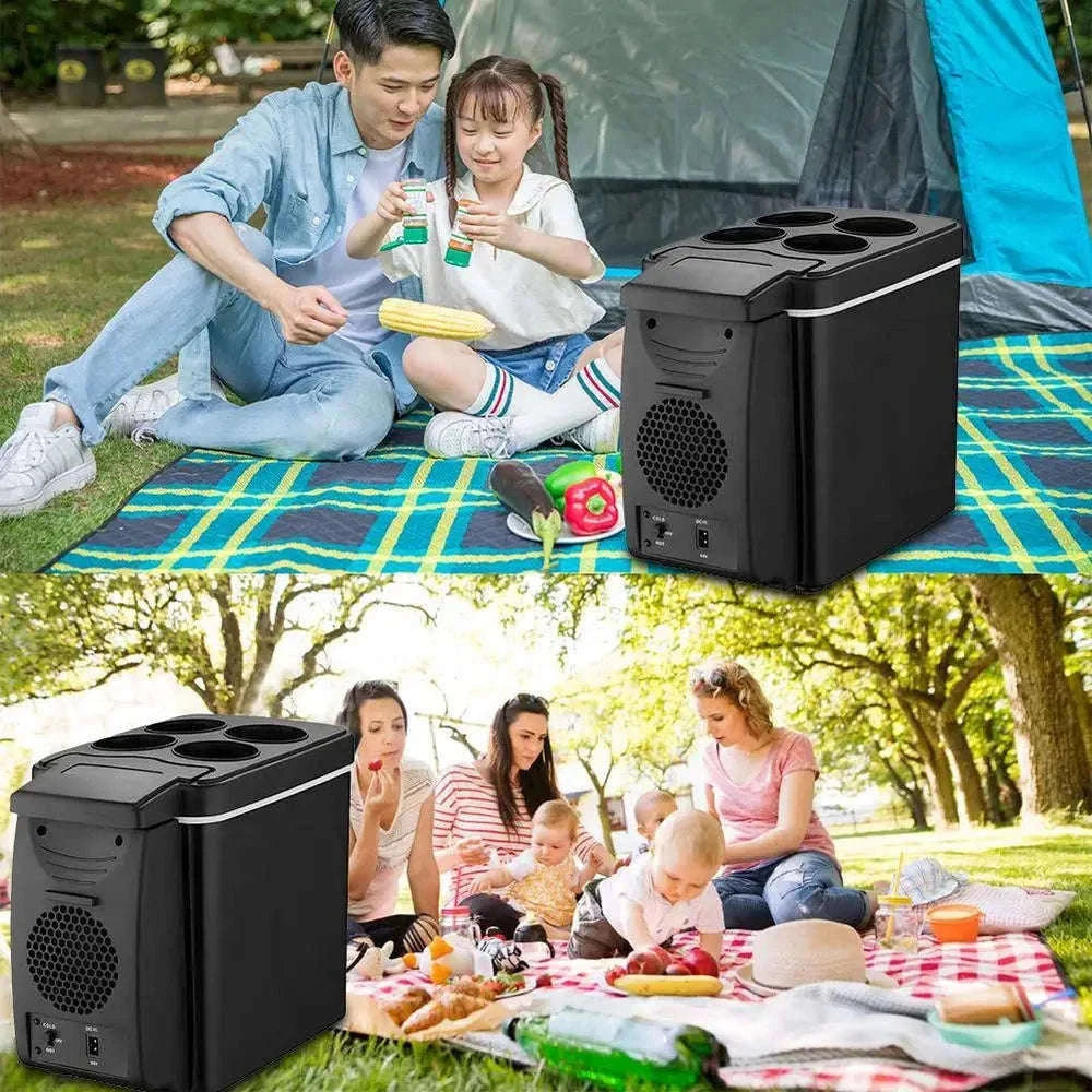 12V 6L Car Cooler and Warmer Mini Fridge for Travel-6L / China Mainland