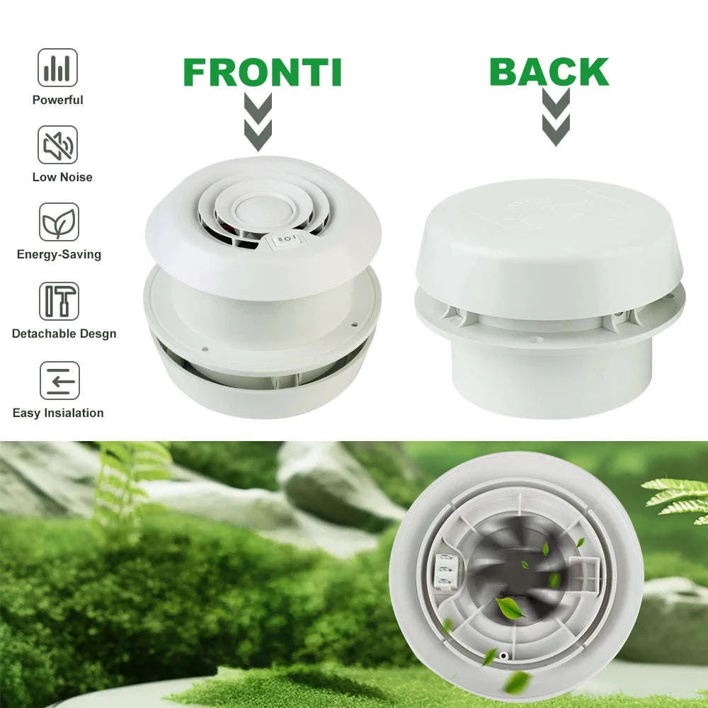 12V Car Exhaust Fan for RV Camper Trailer Ventilation-Silent fan