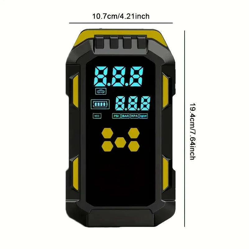 12V Car Jump Starter & Air Compressor with 150 PSI and USB Power-New red Machine / China Mainland