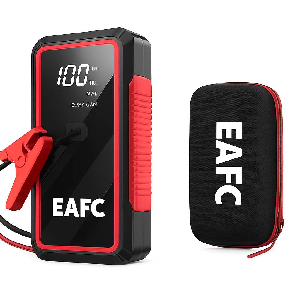 12V Auto-Starthilfe mit USB-Ladefunktion und LED-Licht