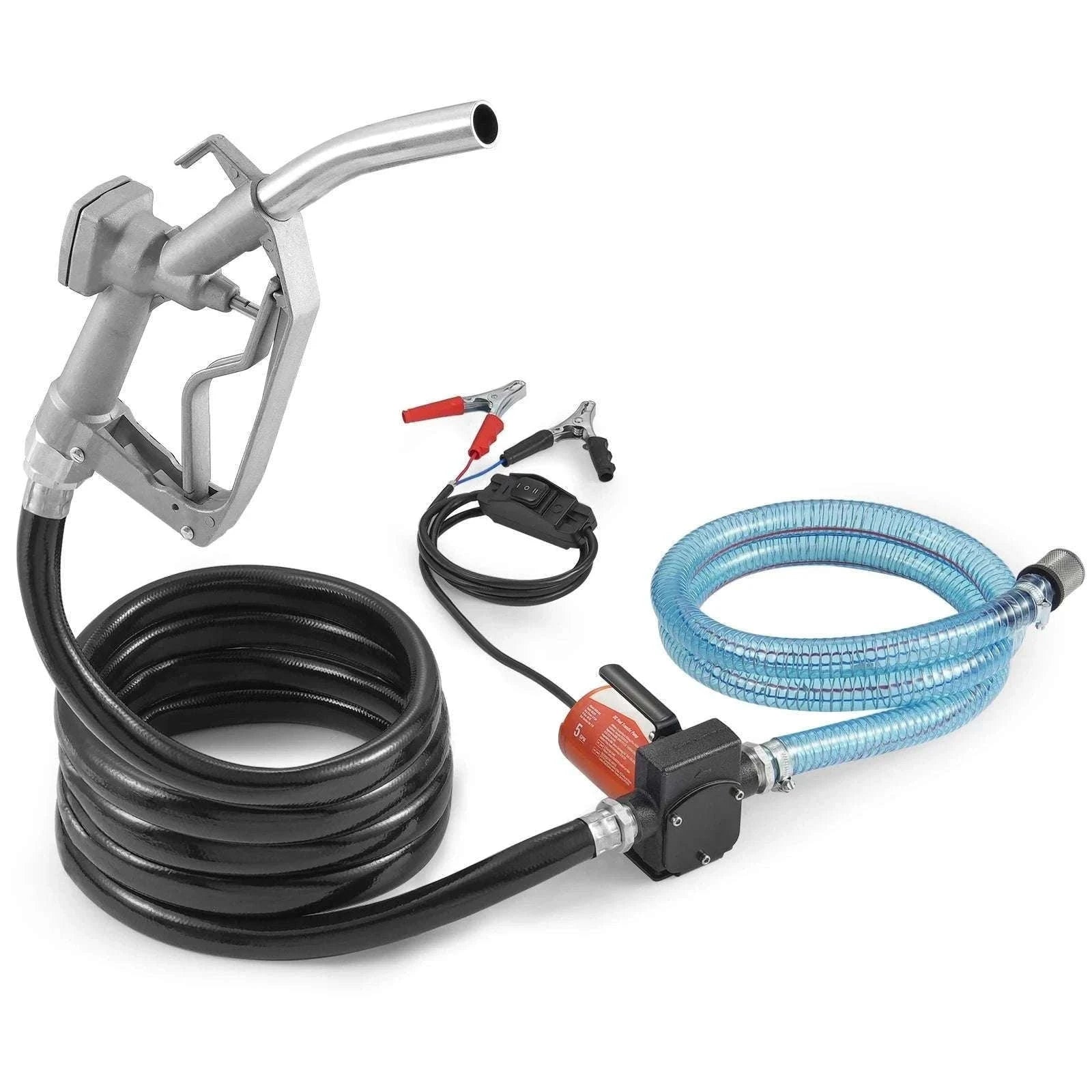 12V DC Fuel Transfer Pump 5–15 GPM Portable Diesel Gas Pump-15GPM Portable Set / EU / france