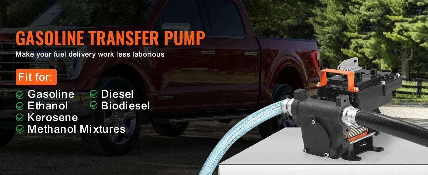 12V DC Fuel Transfer Pump 5–15 GPM Portable Diesel Gas Pump-15GPM Portable Set / EU / france
