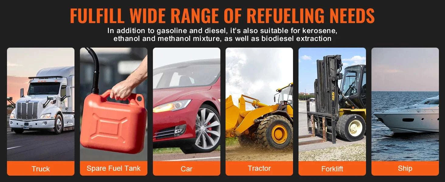 12V DC Fuel Transfer Pump 5–15 GPM Portable Diesel Gas Pump-15GPM Portable Set / EU / france