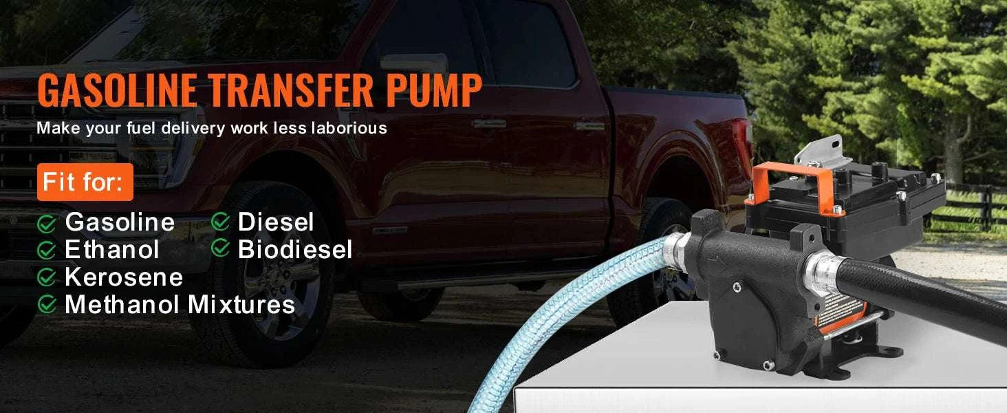 12V DC Fuel Transfer Pump 5–15 GPM Portable Diesel Gas Pump-15GPM Portable Set / EU / france