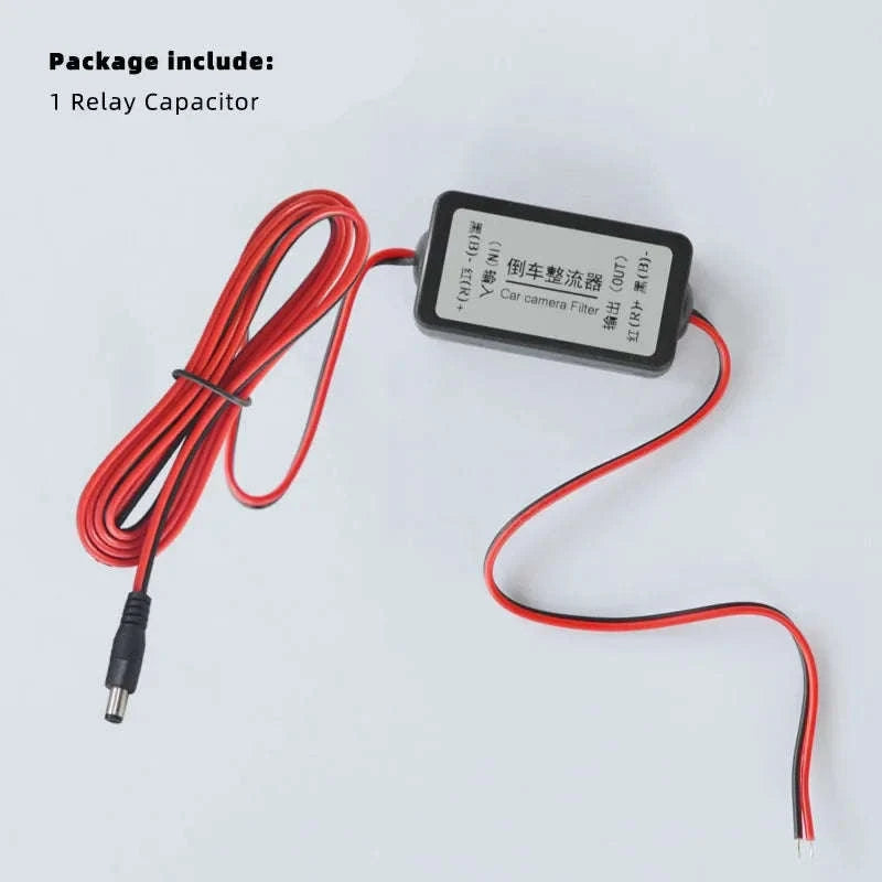 12V DC Power Relay Filter Rectifier for Rear View Camera-3 PCS Rectifier