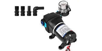 12V Diaphragm Water Pump Self-Priming 10L/Min or 17L/Min-FL-40 / EU / france