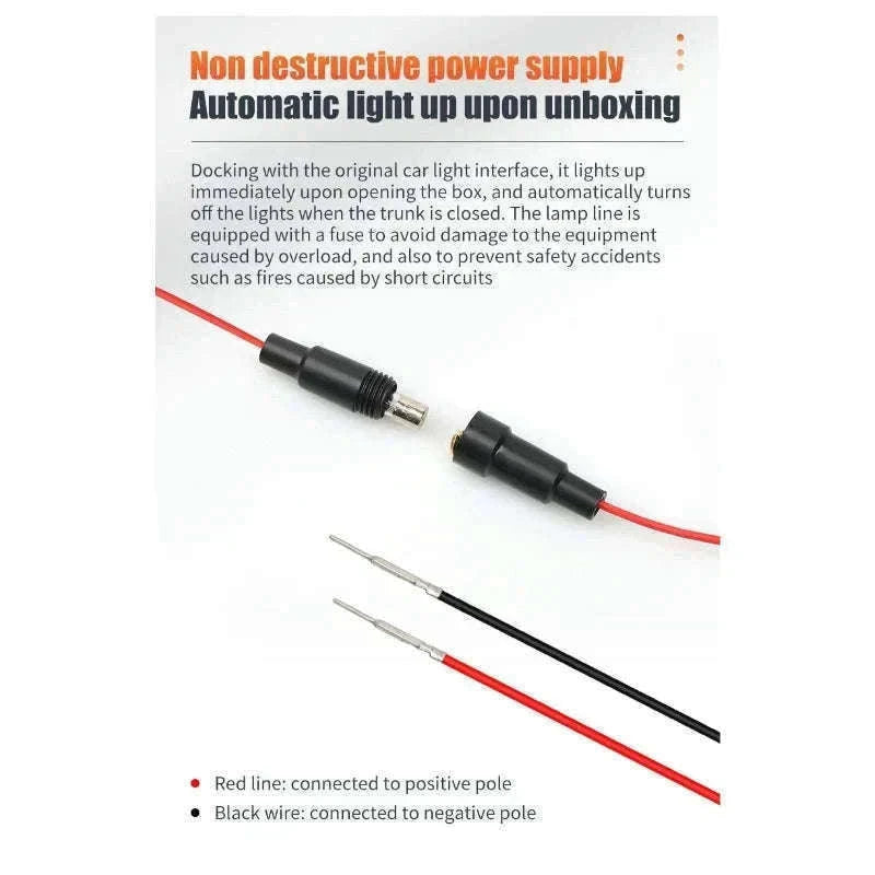 12V Dynamic Car Trunk LED Strip with Automatic Sensing-2M Dynamic LED W