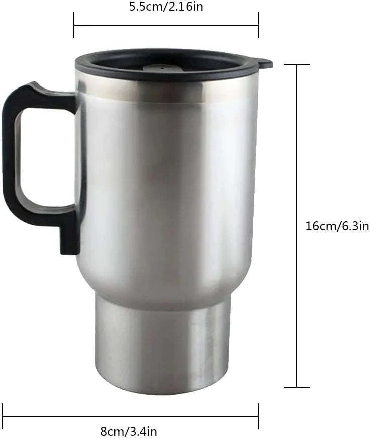 12V Electric Car Heating Cup 450ml for Warm Drinks on the Road-United States / 1PCS