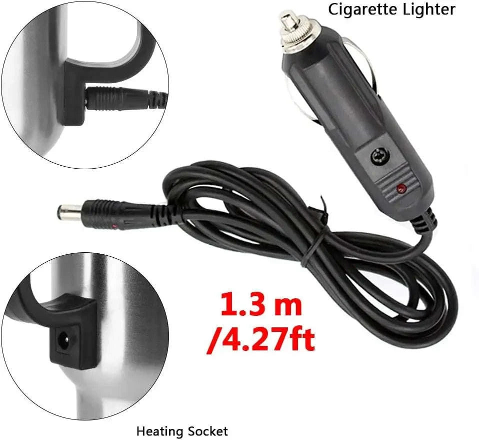 12V Electric Car Heating Cup 450ml for Warm Drinks on the Road-United States / 1PCS
