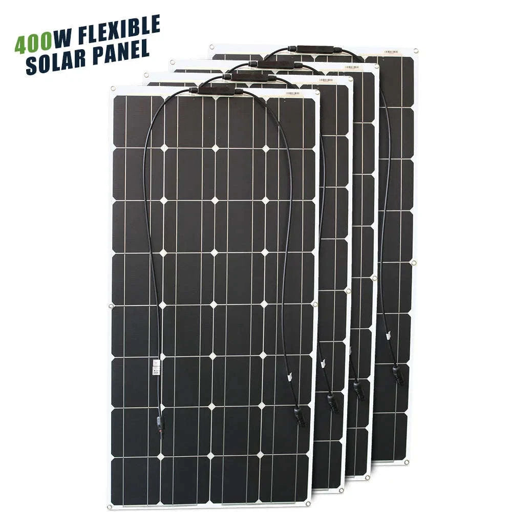 12V Flexible Solar Panel 600W 100W 200W 300W 400W 500W Bendable Waterproof Monocrystalline Best Solar Panel China for RV Boat-400w Solar Panel / spain