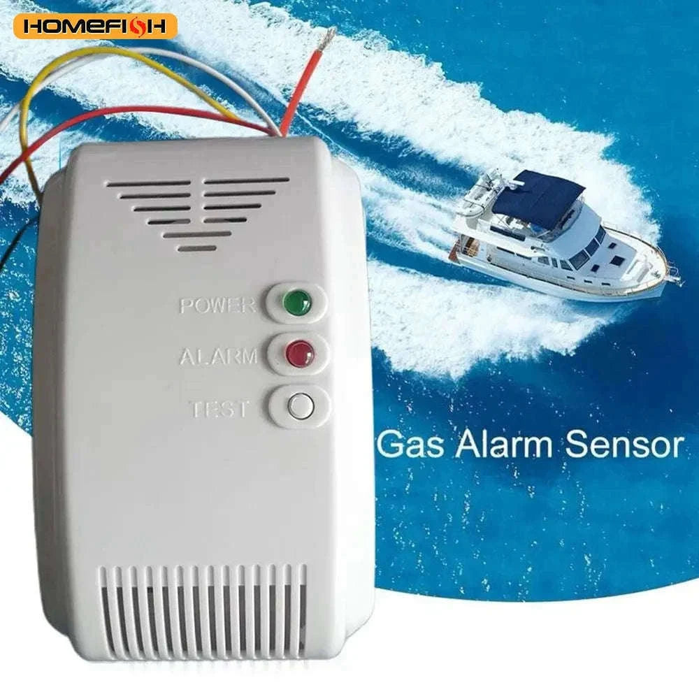 12V Gas Detector Alarm for Campers, Boats and Vehicles-Default Title