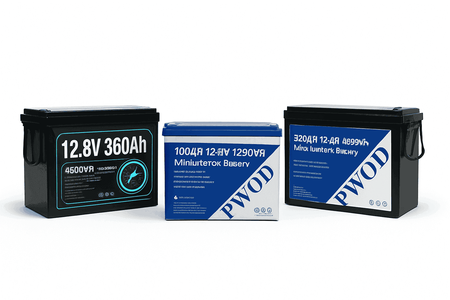 12V LiFePO4 Battery 100Ah 320Ah 360Ah for RV Marine Solar Storage-12v 360ah-1pcs / Poland