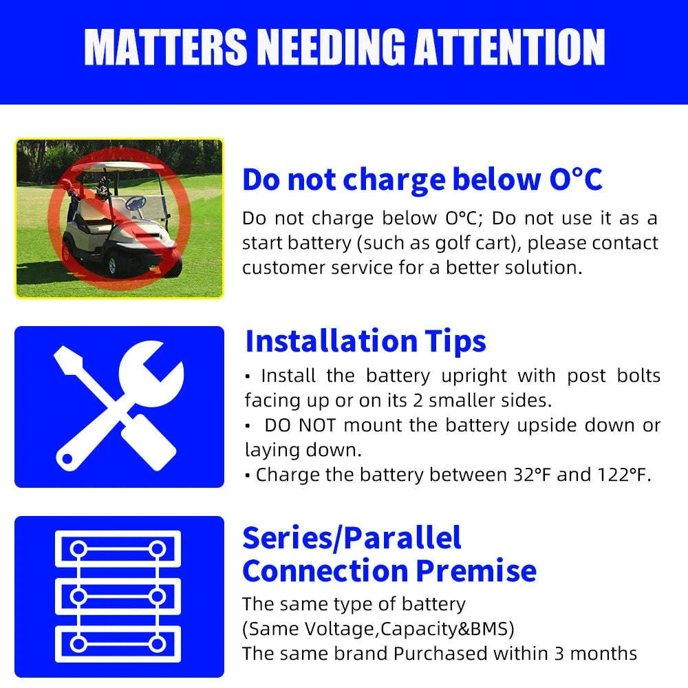 12V LiFePO4 Battery 100Ah 320Ah 360Ah for Solar RV Marine Home Storage-12v 360ah-1pcs / Poland
