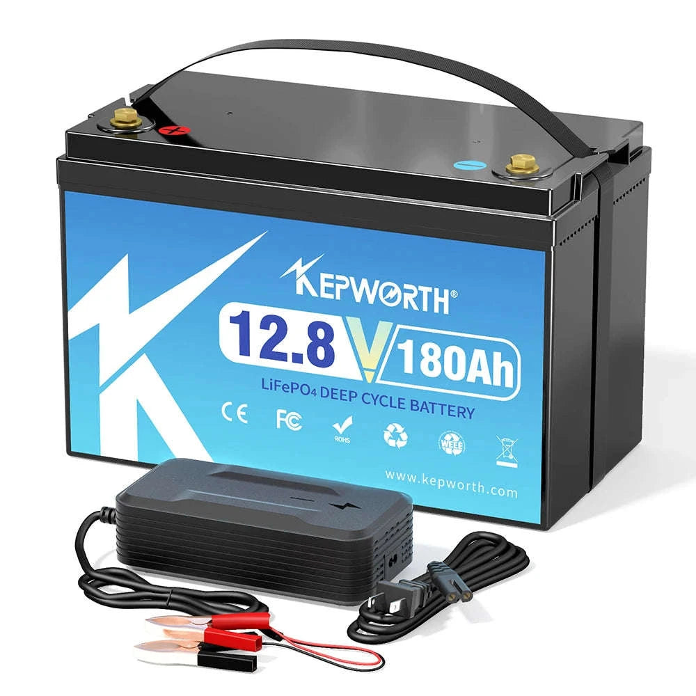 12V LiFePO4 Deep Cycle Battery 180Ah 300Ah with BMS-180AH / United States