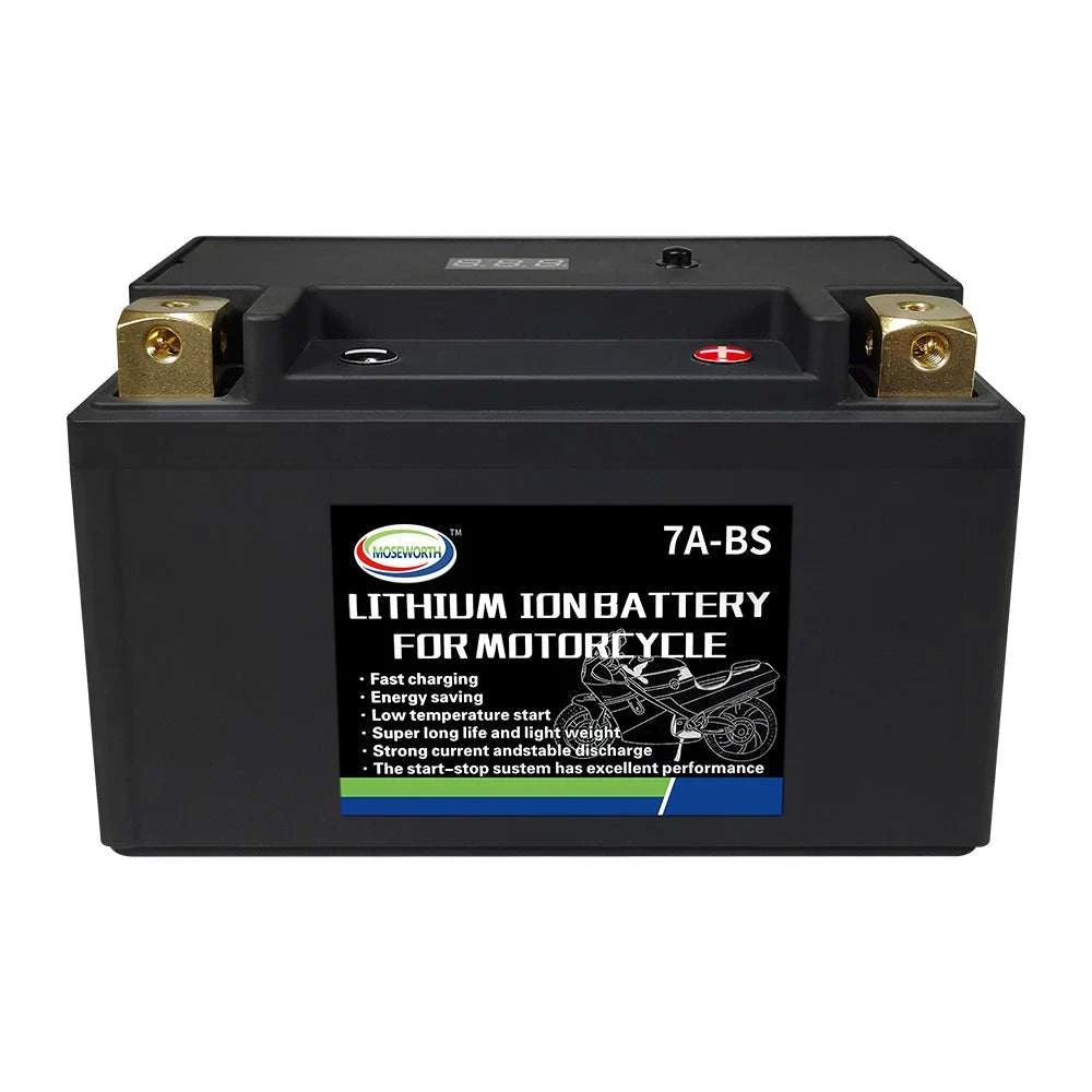 12V LiFePO4 Motorcycle Battery 4L-BS 160CCA with BMS-7A-BS N-P andcharger / GERMANY