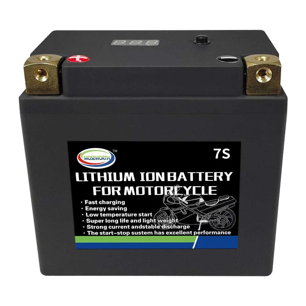 12V LiFePO4 Motorcycle Battery 4L-BS 160CCA with BMS-7A-BS N-P andcharger / GERMANY