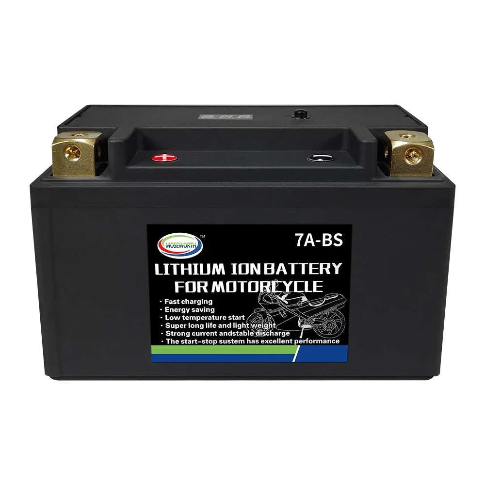 12V LiFePO4 Motorcycle Battery 4L-BS 160CCA with BMS-7A-BS N-P andcharger / GERMANY