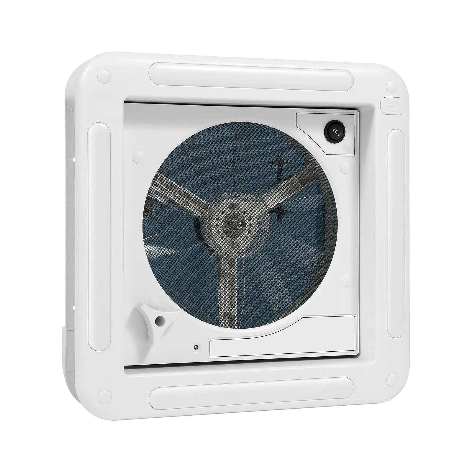 12V RV Ventilation Fan with LED Light 280x280mm-WHITE / spain