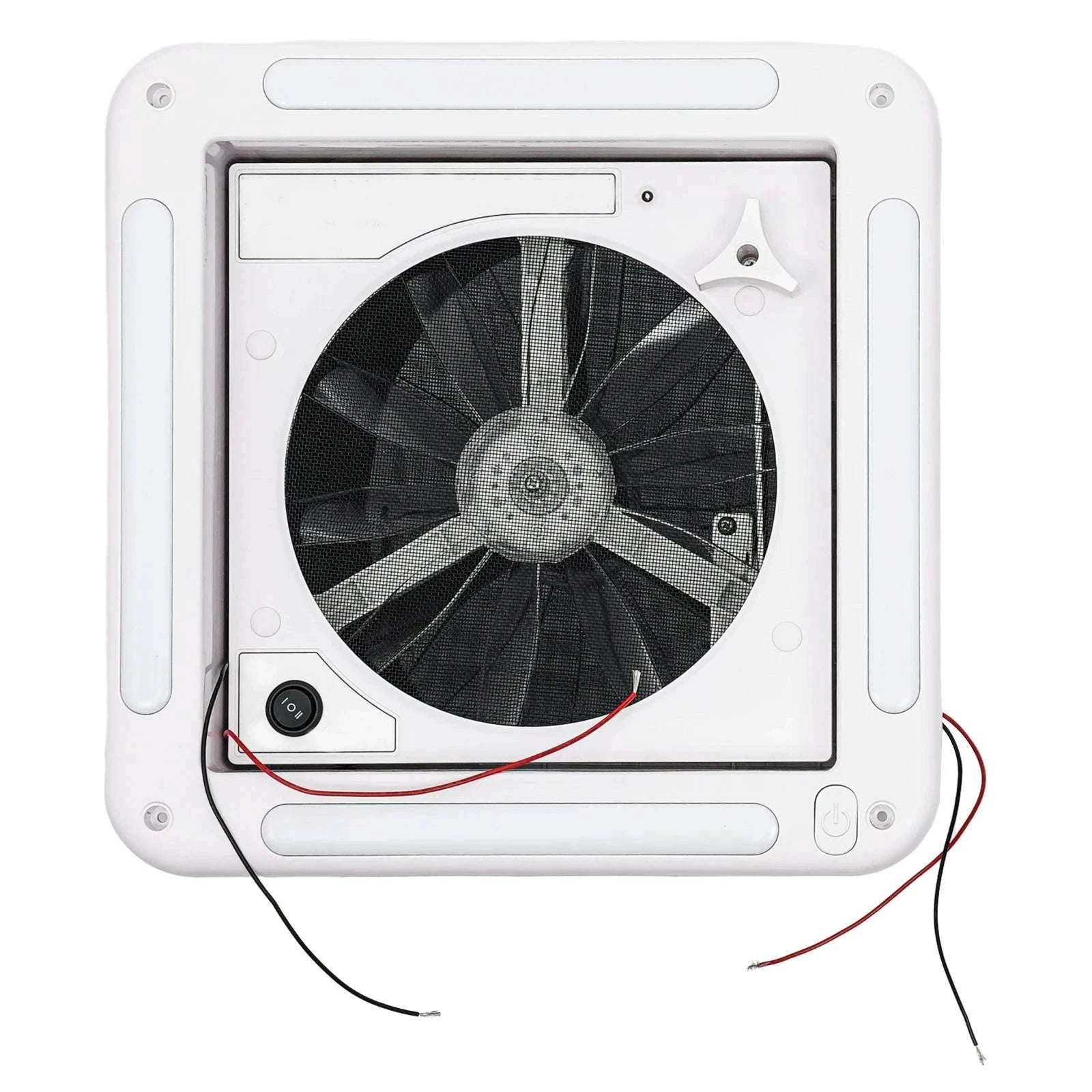 12V RV Ventilation Fan with LED Light 280x280mm-WHITE / spain