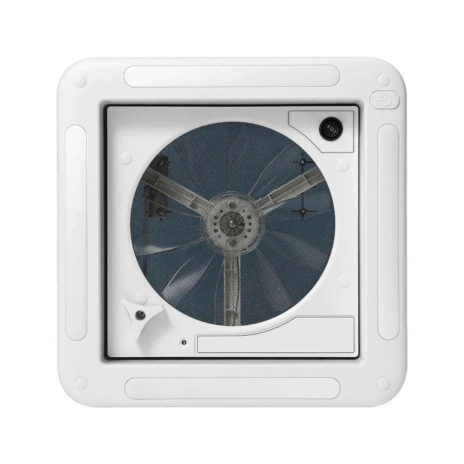 12V RV Ventilation Fan with LED Light 280x280mm-WHITE / spain