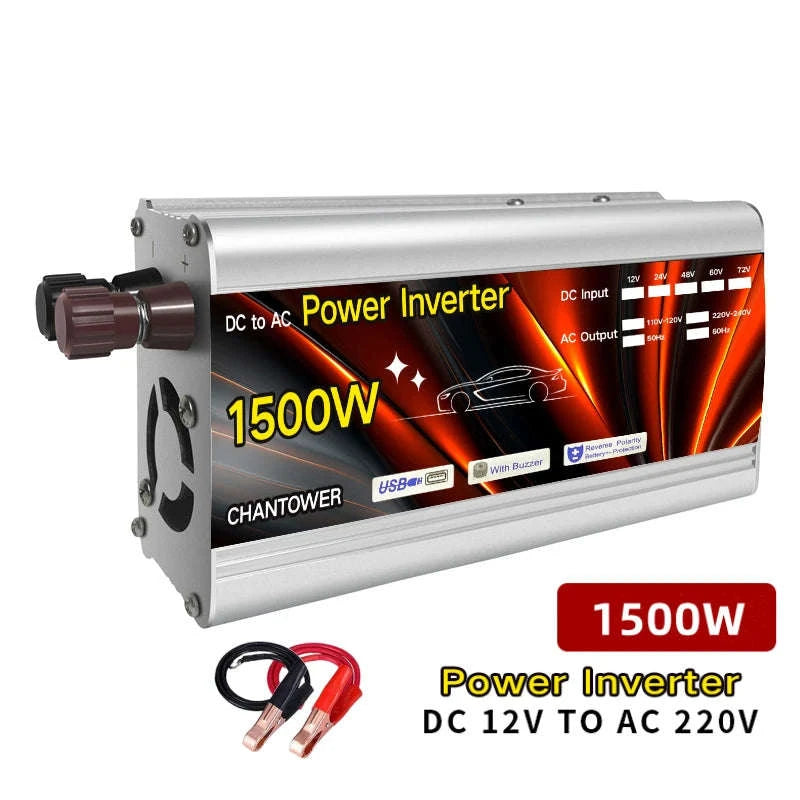 12V to 220V Power Inverter 1500W-1500W 12V