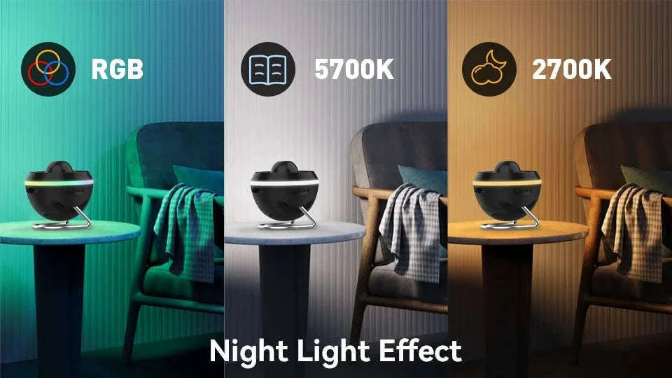 13-in-1 Galaxy Projector Night Light with Rotating Star Display-black / spain