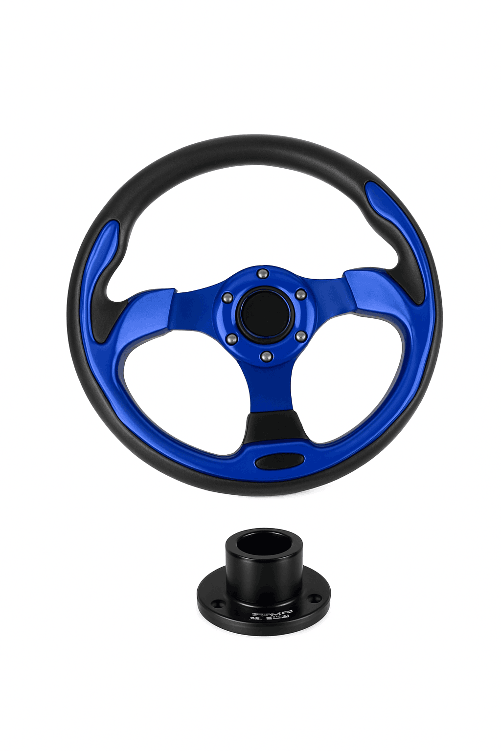13-Inch PU Steering Wheel with Carbon Fiber Texture Grip-Carbon fiber pattern / China Mainland