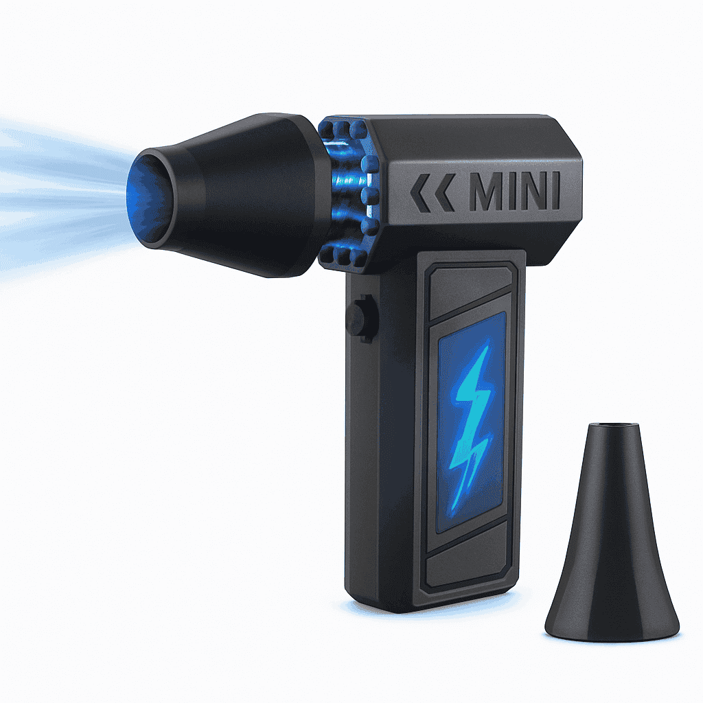 130000RPM Electric Air Duster Portable Turbo Blower-black / United States / US