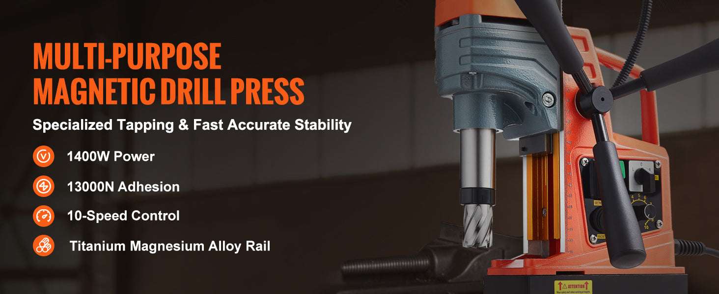 1300W–1550W Magnetic Drill Press with 40mm Boring Capacity-1Drill 50mm 1550W / spain