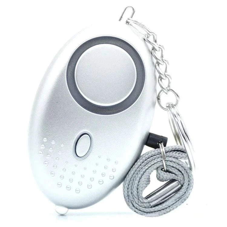 130dB Personal Safety Alarm Keychain with LED Light (1–4 Pack)-4pcs mix