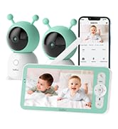 BOIFUN 5" Baby Monitor with 1080P WiFi App Control