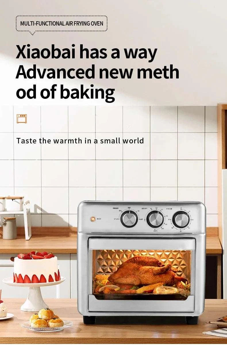 13L Electric Air Fryer Oven with Window, 1200W Oil-Free Cooker-13L / spain / EU