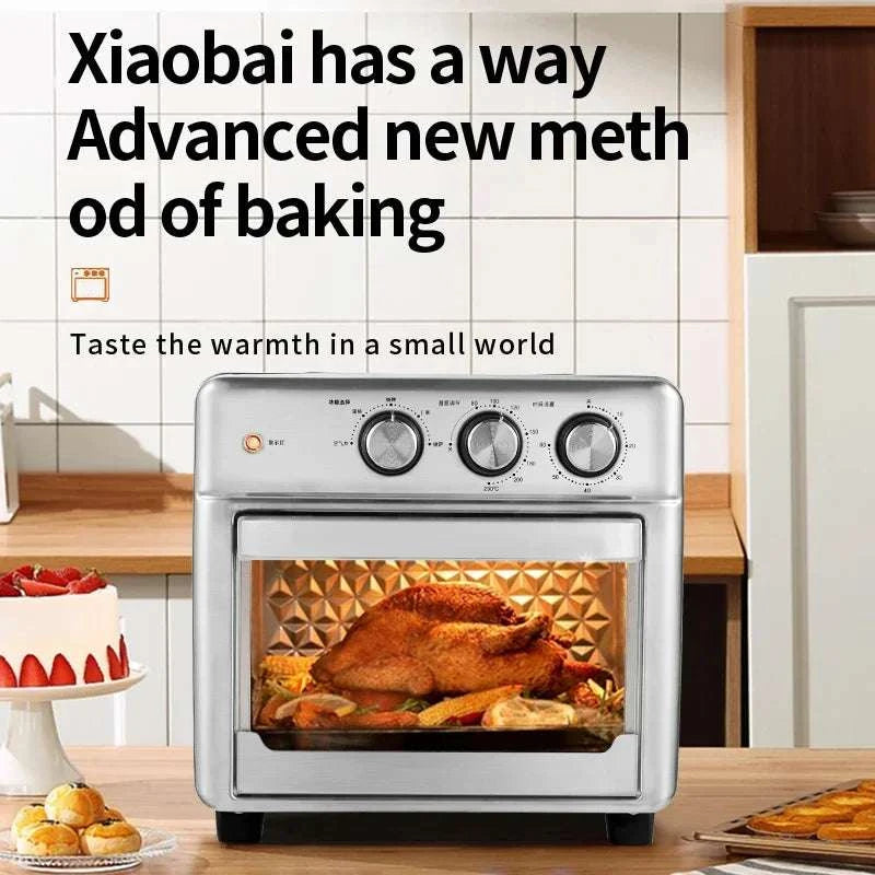 13L Electric Air Fryer Oven with Window, 1200W Oil-Free Cooker-13L / spain / EU
