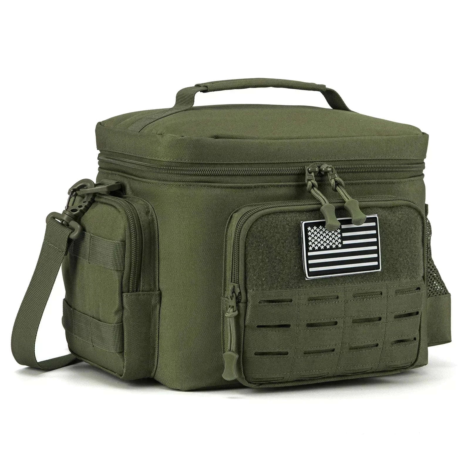 13L Tactical Thermal Cooler Bag-Green / United Kingdom