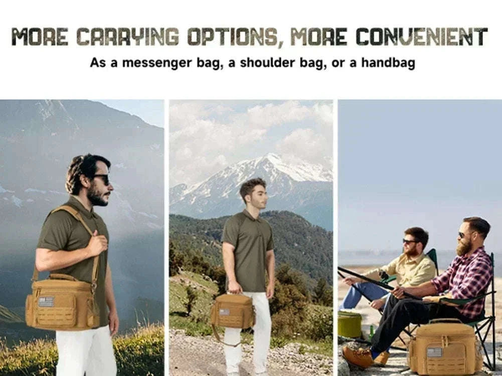 13L Tactical Thermal Cooler Bag-Green / United Kingdom