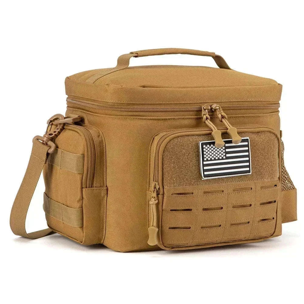 13L Tactical Thermal Cooler Bag-Green / United Kingdom