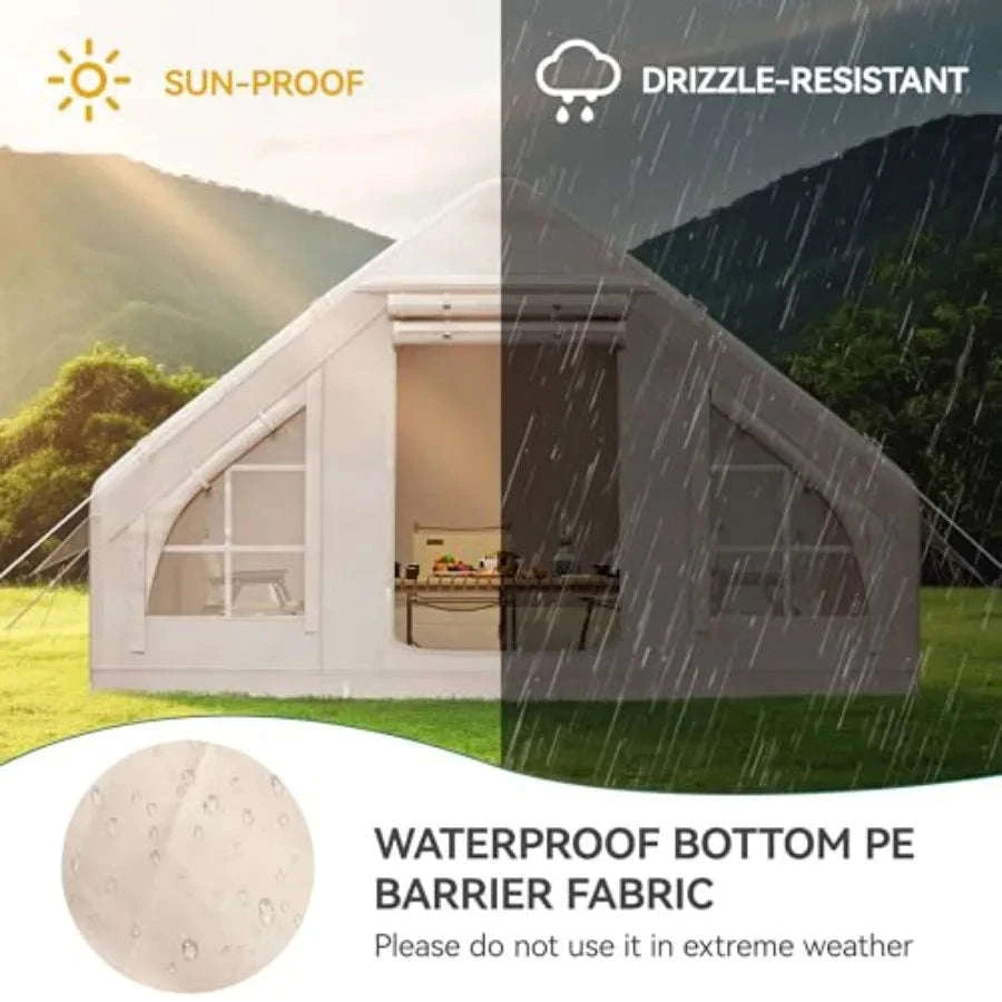 13x10ft Inflatable Camping Tent for 8 People with Pump-United States
