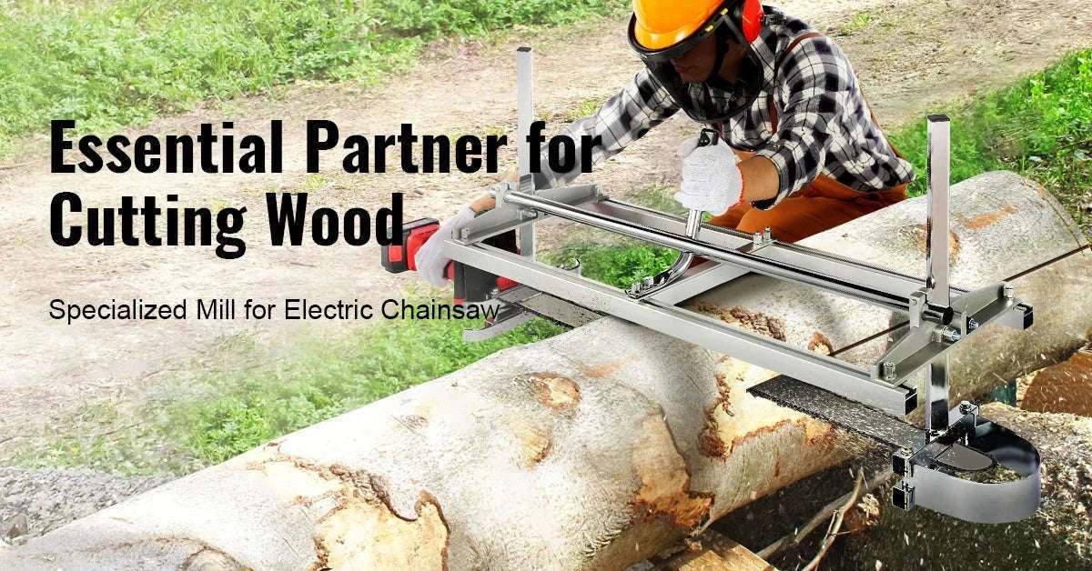 14-36 in Chainsaw Mill Guide Bar Planking Mill with Adjustable Cutting Thickness-france