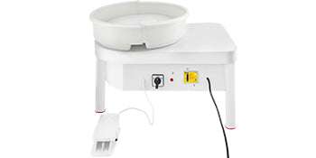 14" Electric Pottery Wheel with Foot Pedal 450W Ceramic Machine-United States