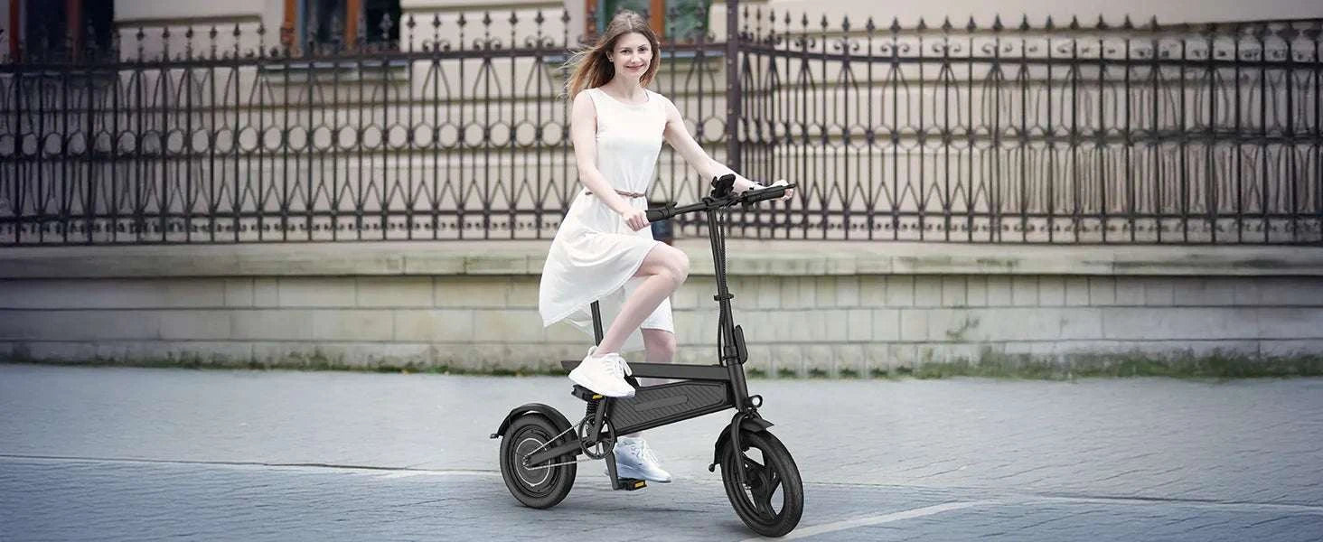 14" Foldable Electric Bike 350W Motor 48V Battery 22MPH Range-L14-5.2Ah / United States