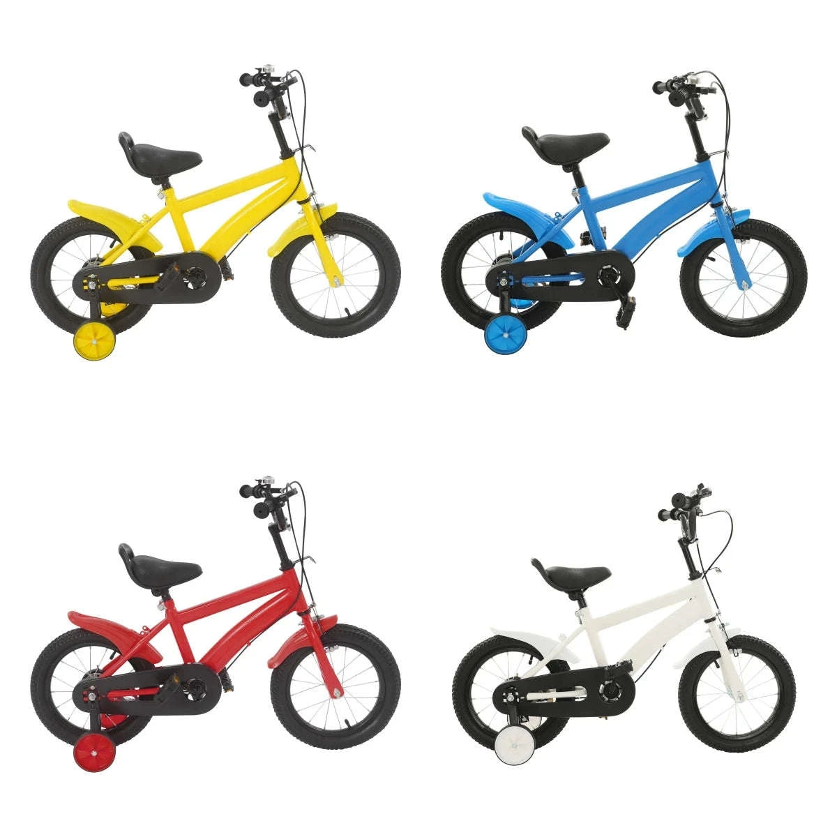 14-inch Kids Learning Bicycle-Yellow / UNITED KINGDOM