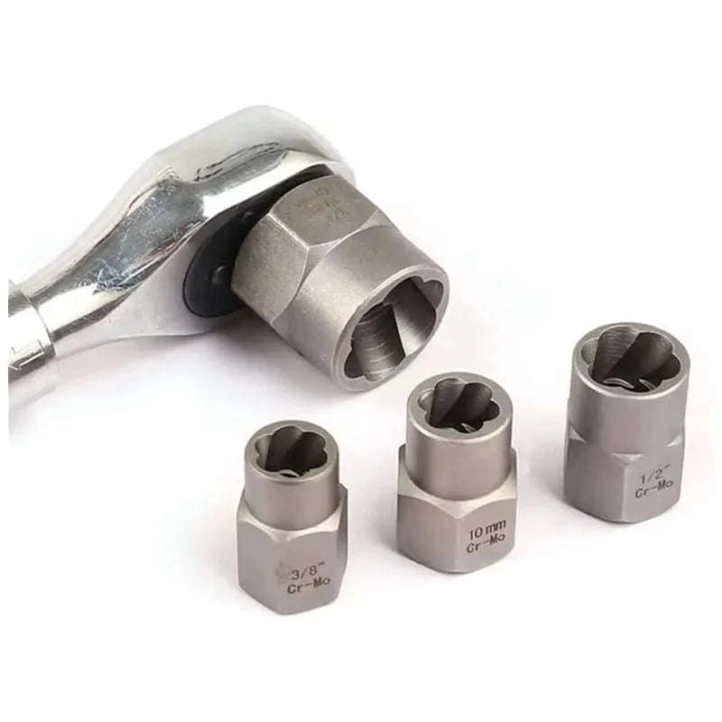 14-Piece Stripped Lug Nut Remover Socket Set with Hex Adapter-black / United Kingdom