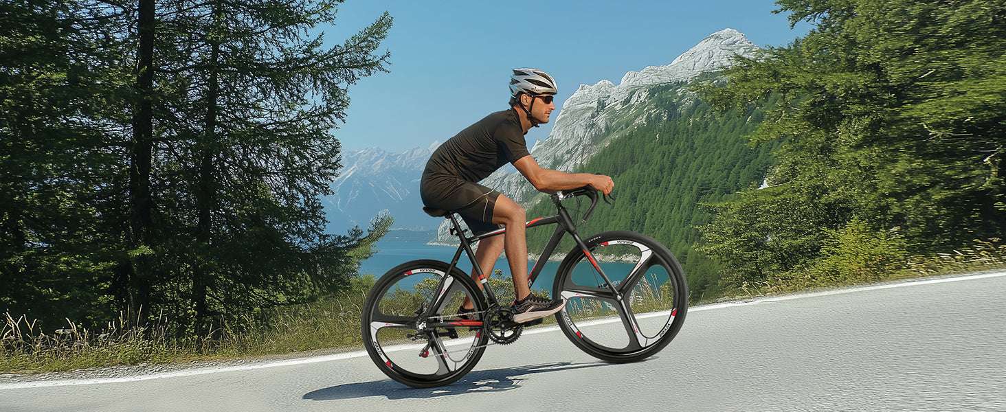 14-Speed Road Bike 700C Aluminum Frame Urban Commuter Bicycle-27inch / United States