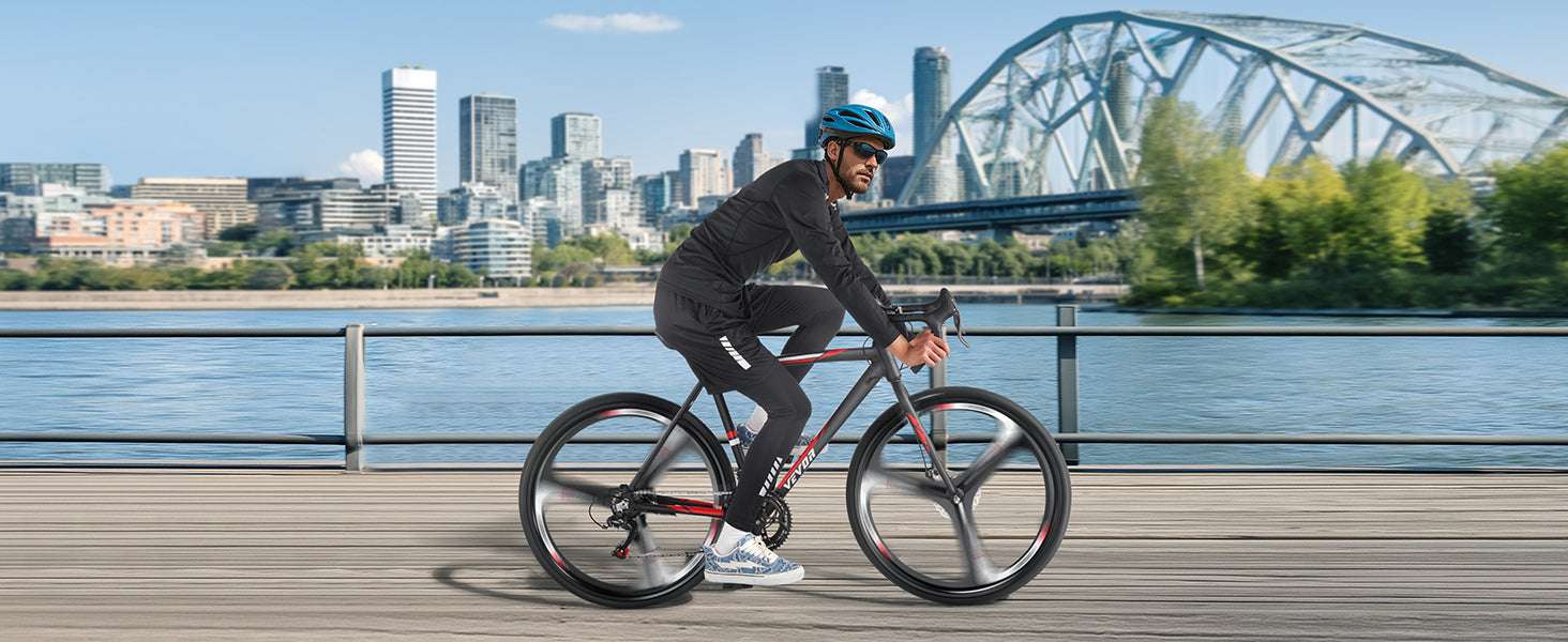 14-Speed Road Bike 700C Aluminum Frame Urban Commuter Bicycle-27inch / United States