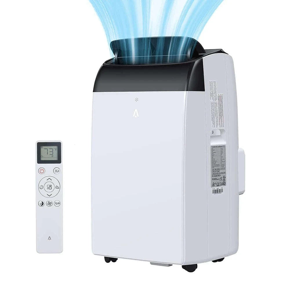 14000 BTU Portable Air Conditioner 3-in-1 with Remote Control and Sleep Mode-White 14000 BTU / United States