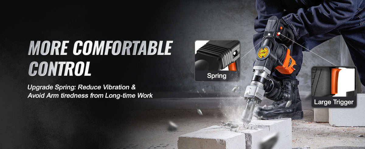 1400W Demolition Jack Hammer with 2 Chisels-1400W / spain
