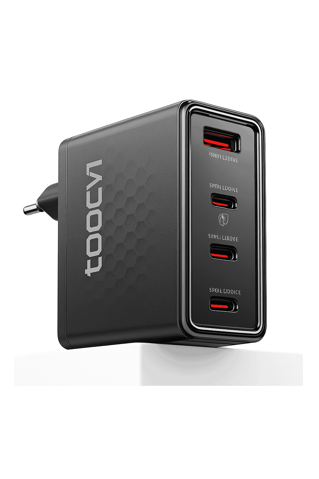 140W GaN USB-C Fast Charger with 4 Ports for Laptops, Phones-US Plug